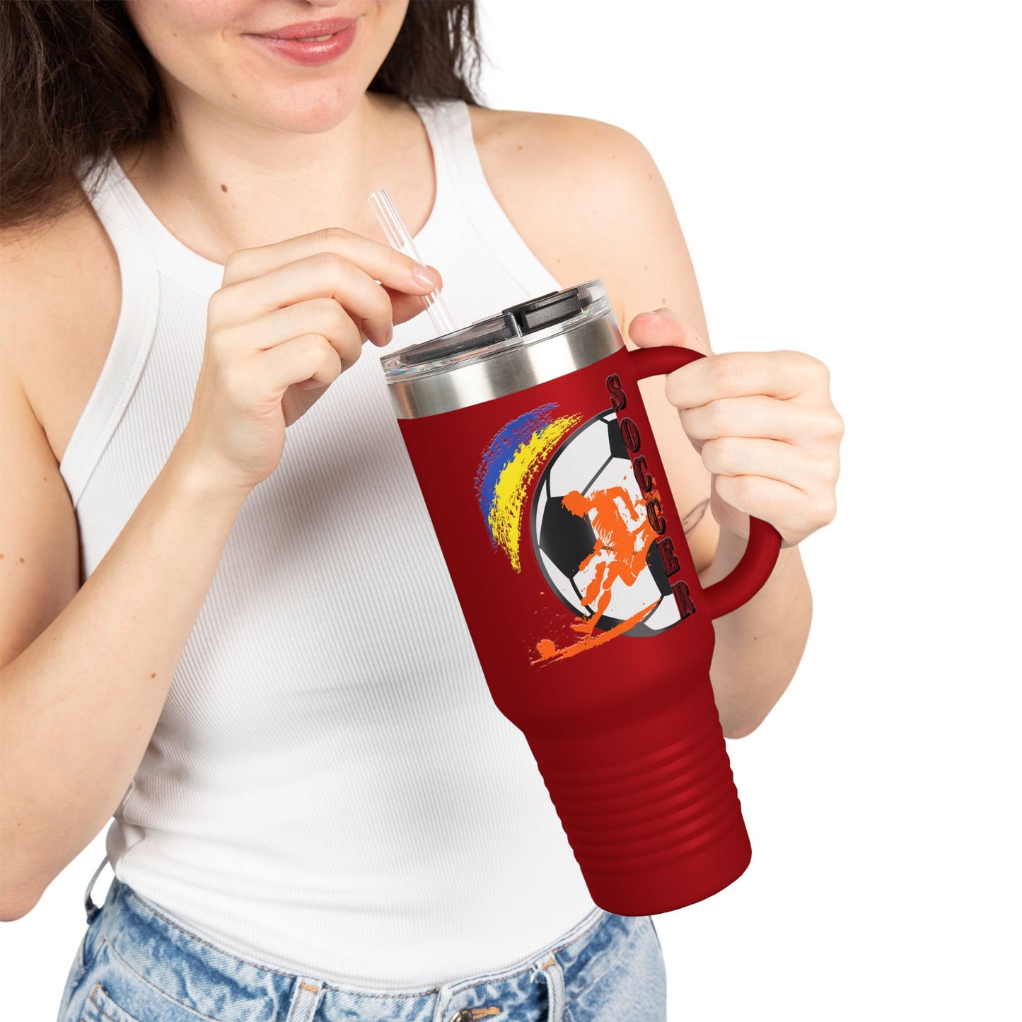 Ukrainian for Life Travel Mug, 40oz