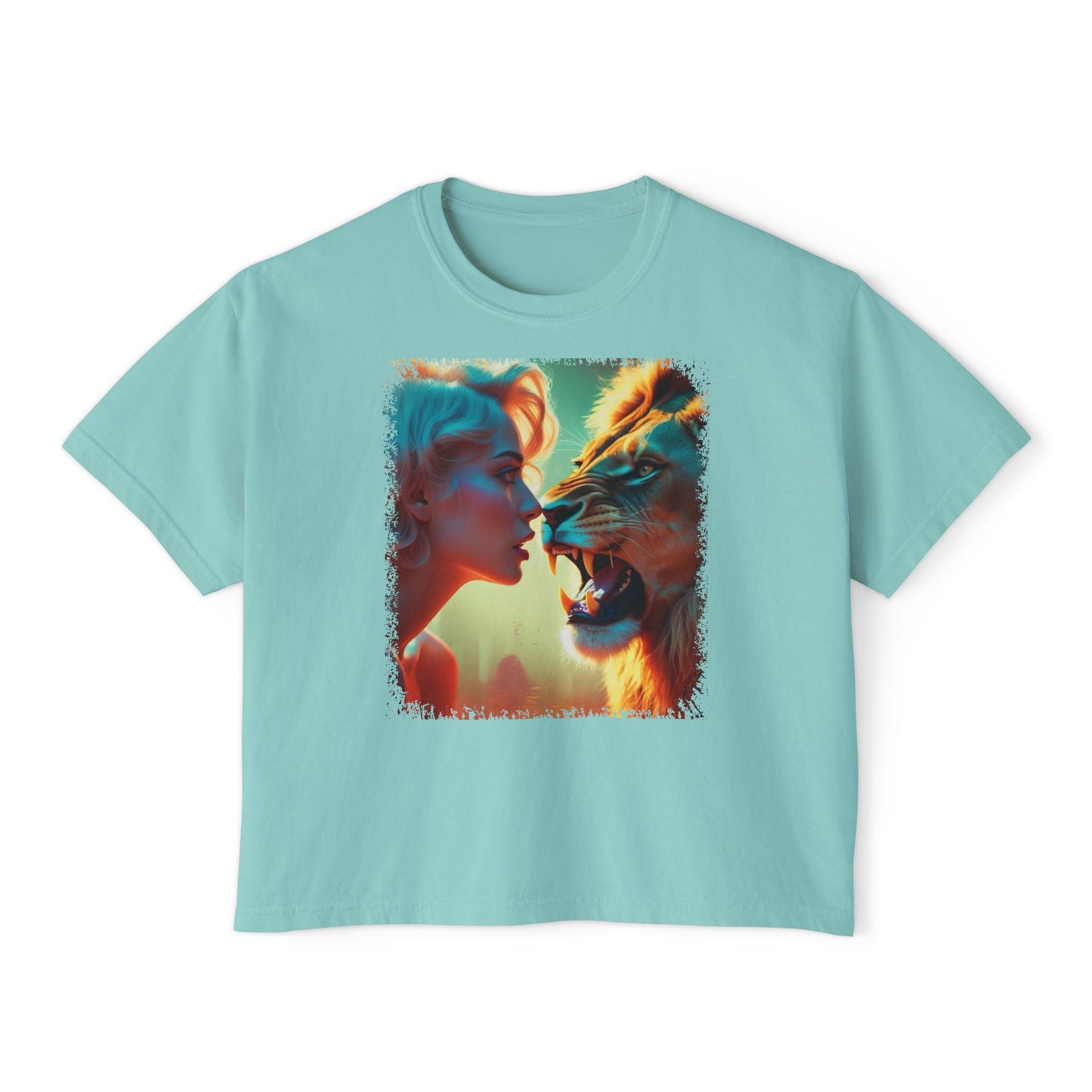PERSONALIZE Eyes of the Unshaken - Oversized Boxy Fit Graphic T-shirt