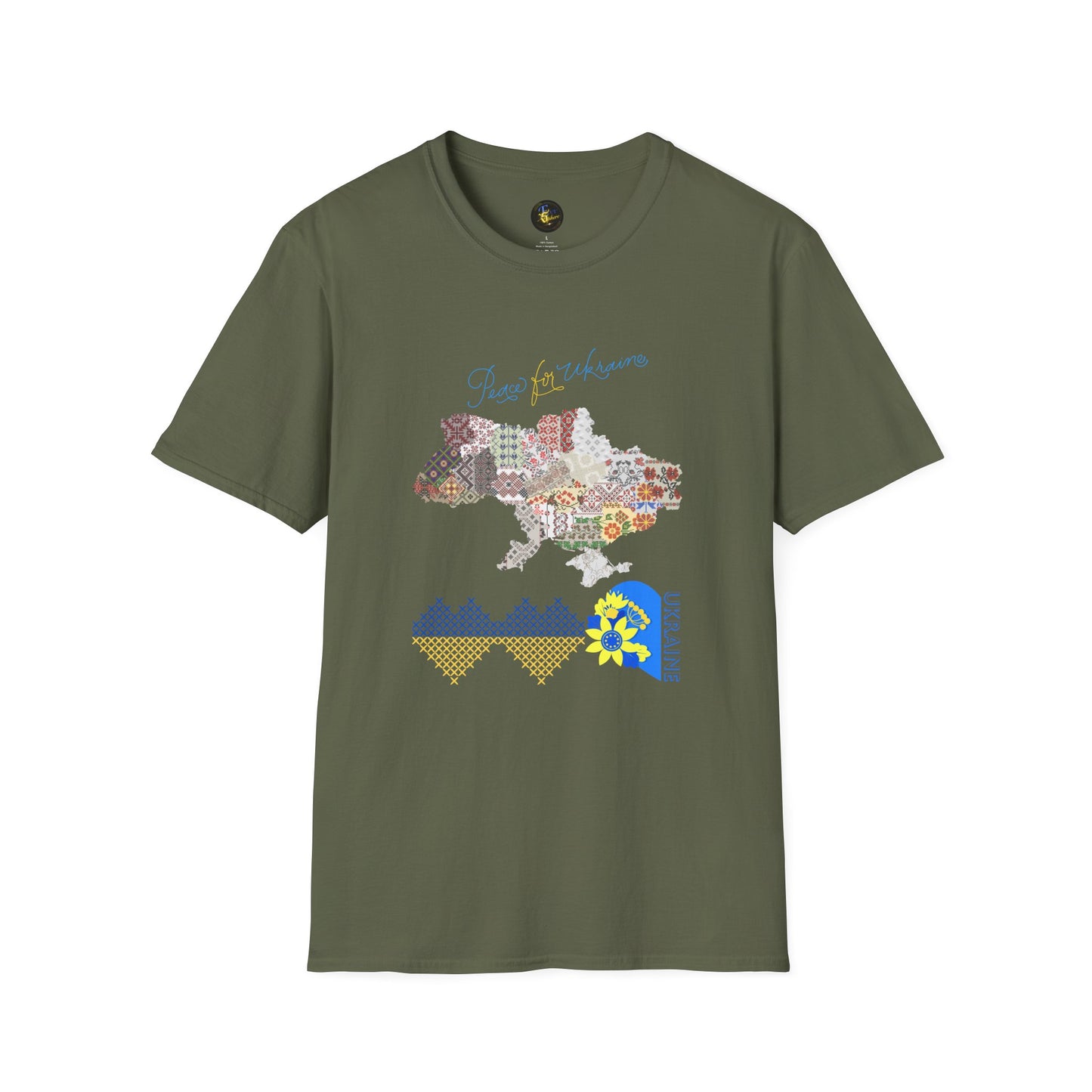 Peace in Every Stitch - Unisex Cotton T-Shirt