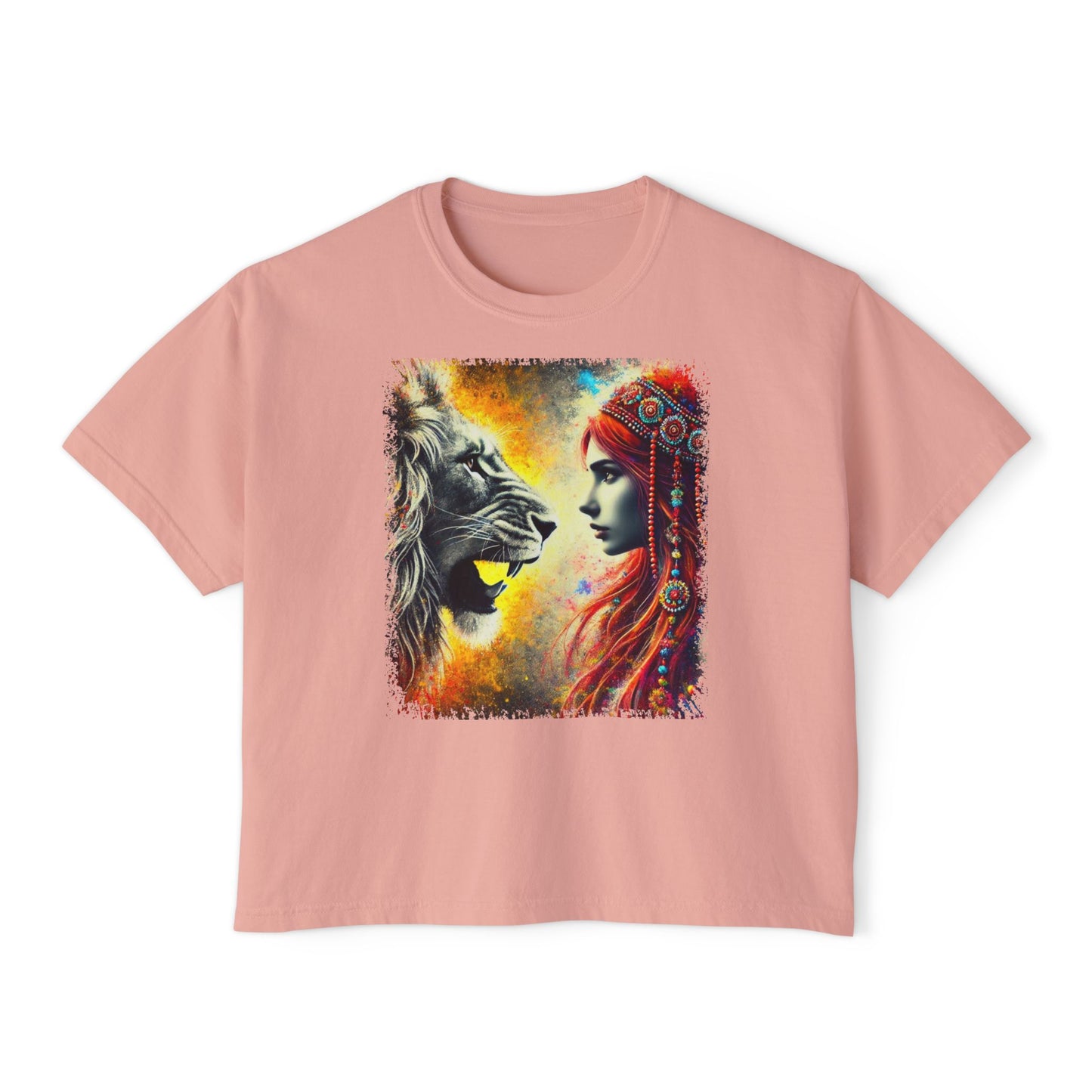 PERSONALIZE Unblinking Oversized Boxy Fit Graphic T-shirt