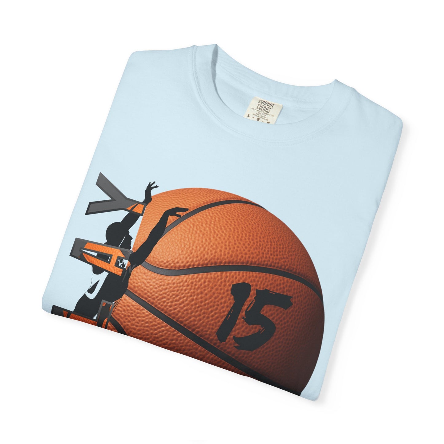 PERSONALIZE Unisex Basketball Garment-Dyed T-shirt Always in Play Mode