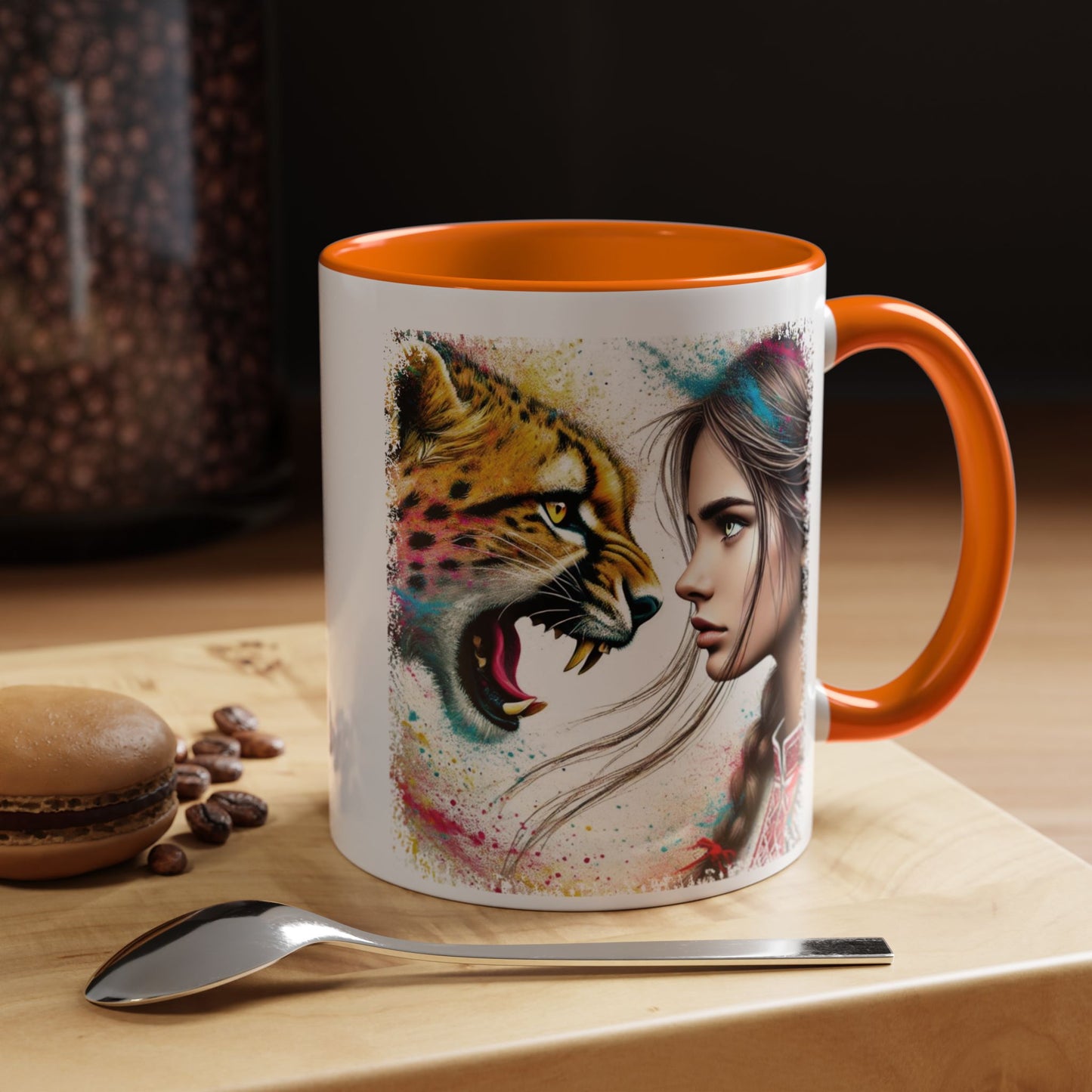 Ukrainian Wild Spirit Girl Mug Size 11oz, 15oz