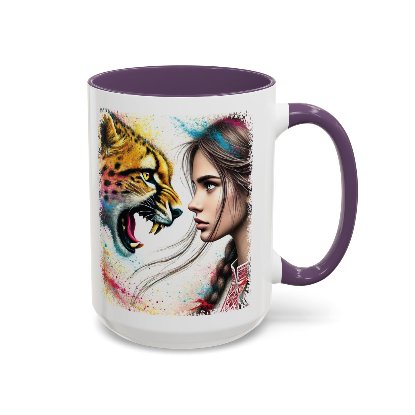 Ukrainian Wild Spirit Girl Mug Size 11oz, 15oz