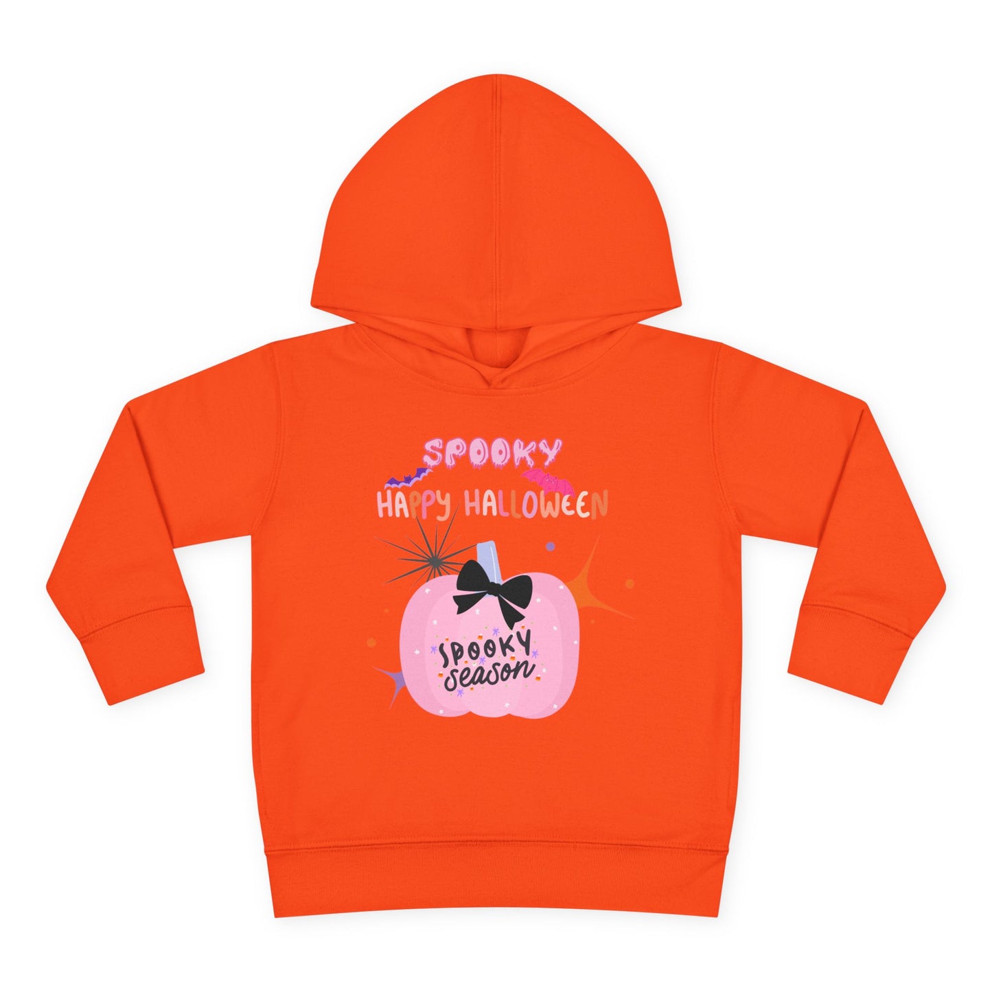 Toddler Pretty in Pink Spooky Season Fleece Hoodie