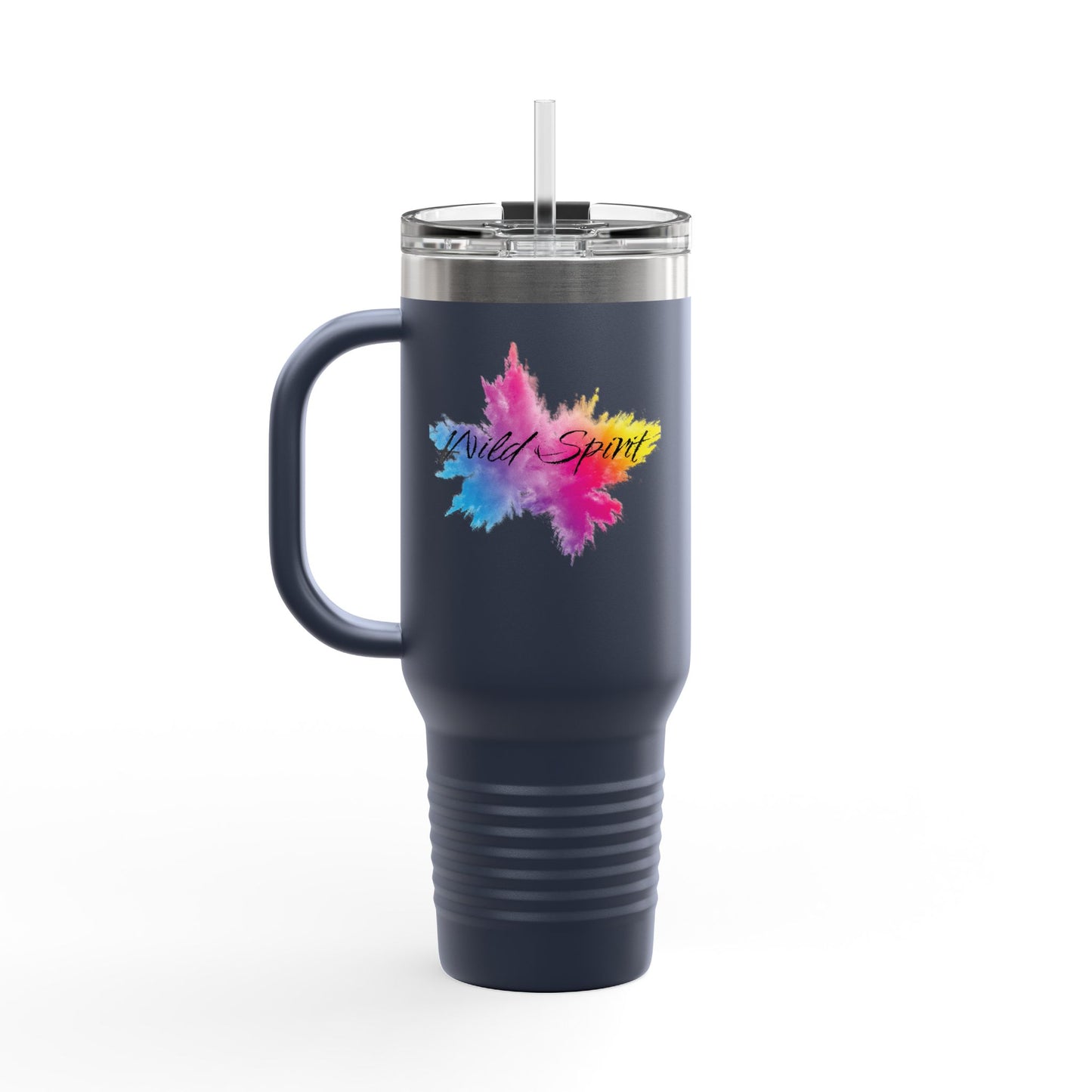 Ukrainian Wild Spirit Girl Travel Mug, 40oz