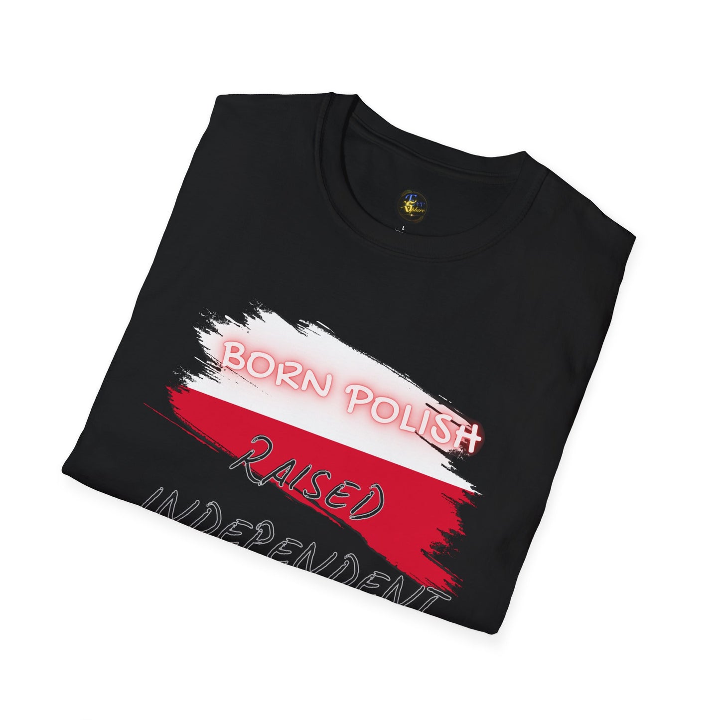 PERSONALIZE Born Polish Unisex Cotton T-Shirt - Independent Spirit Tee