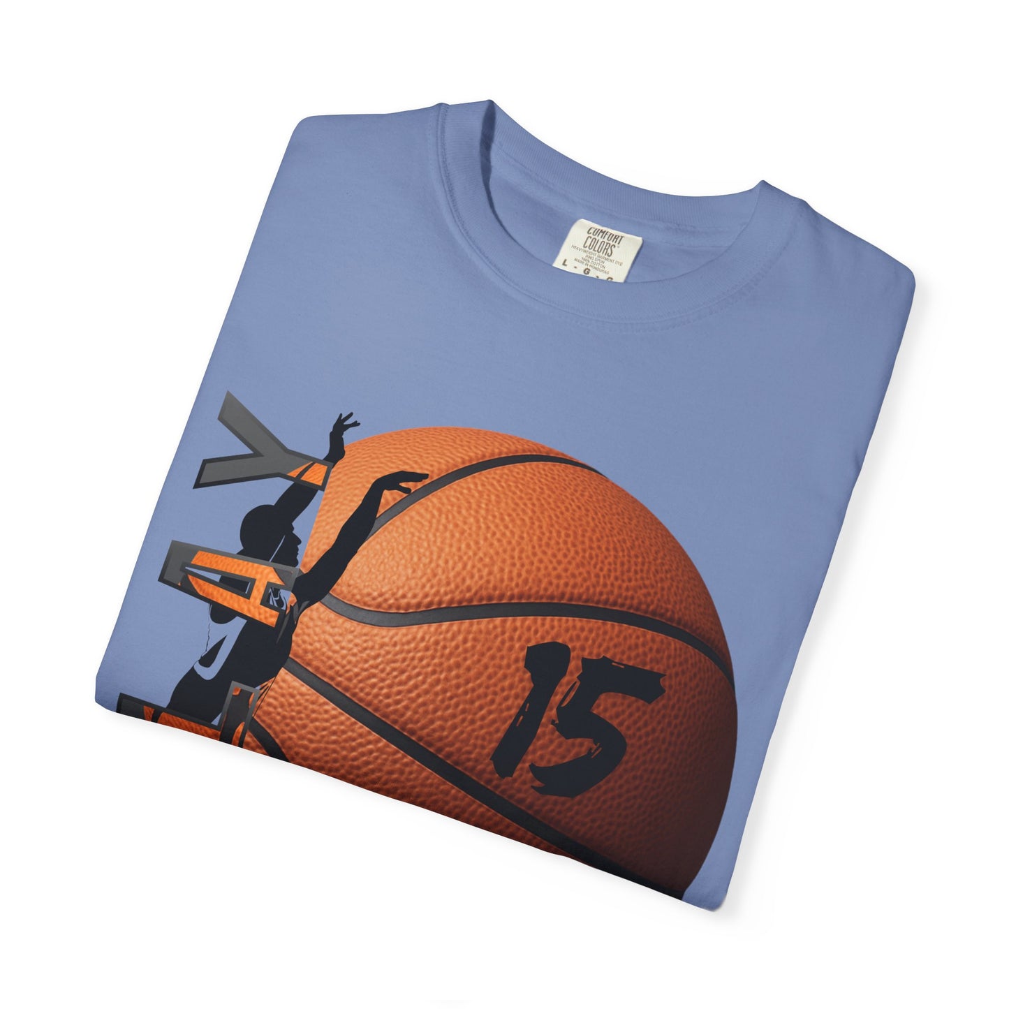PERSONALIZE Unisex Basketball Garment-Dyed T-shirt Always in Play Mode