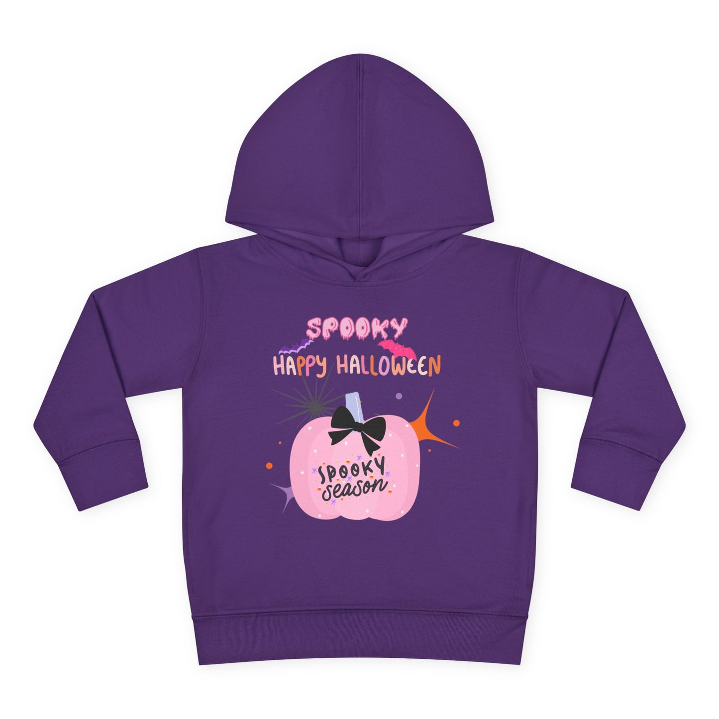Toddler Pretty in Pink Spooky Season Fleece Hoodie