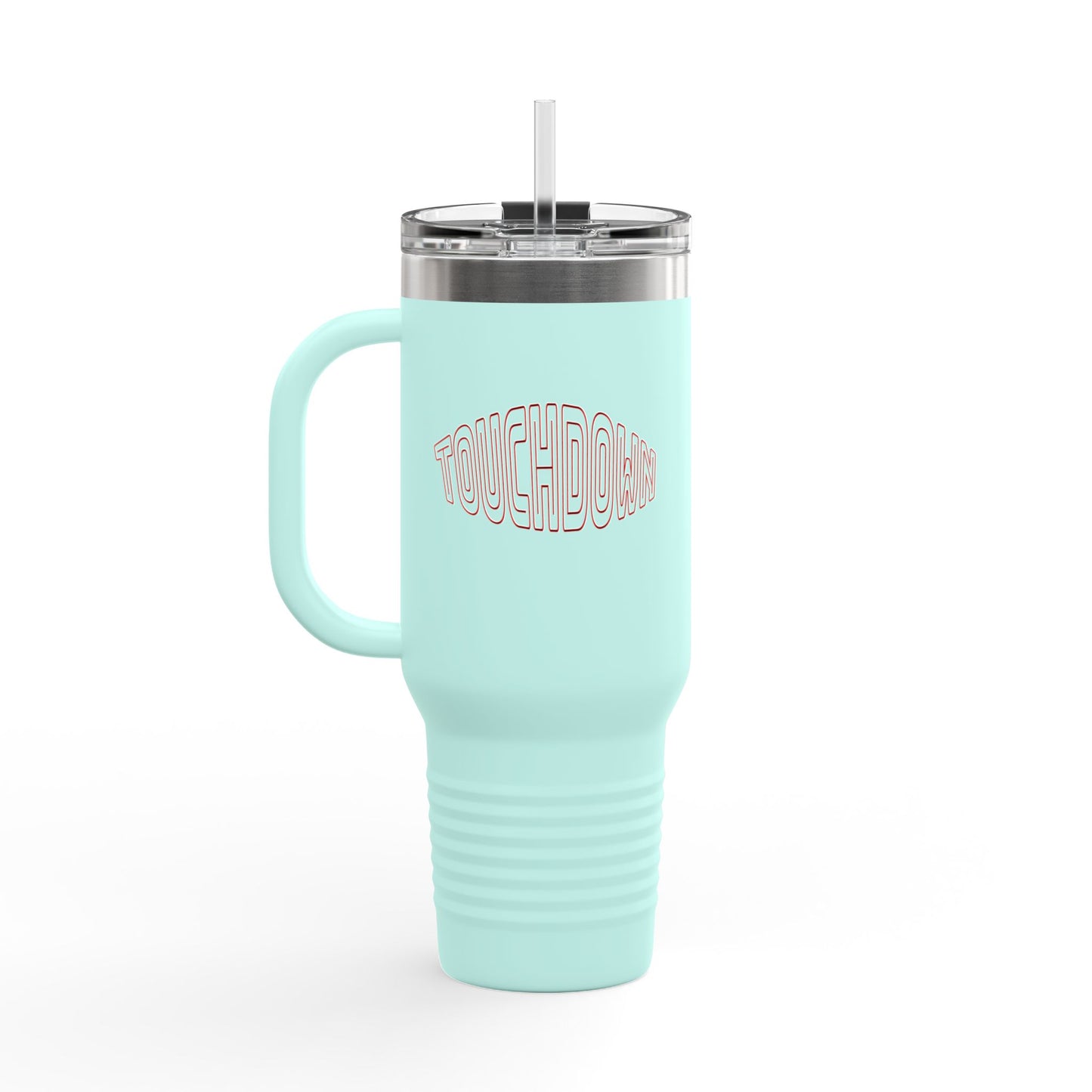 Football Season Touchdown Sporty Insulated Travel Mug, 40oz