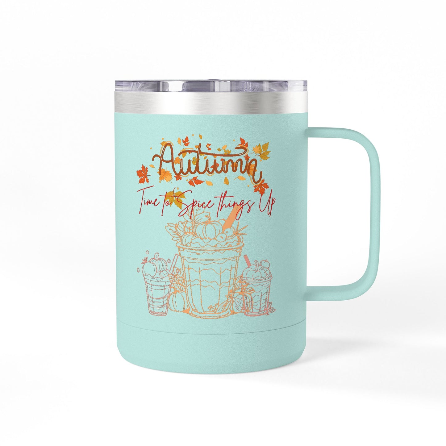 Autumn Coffee Mug Tumbler, 15oz