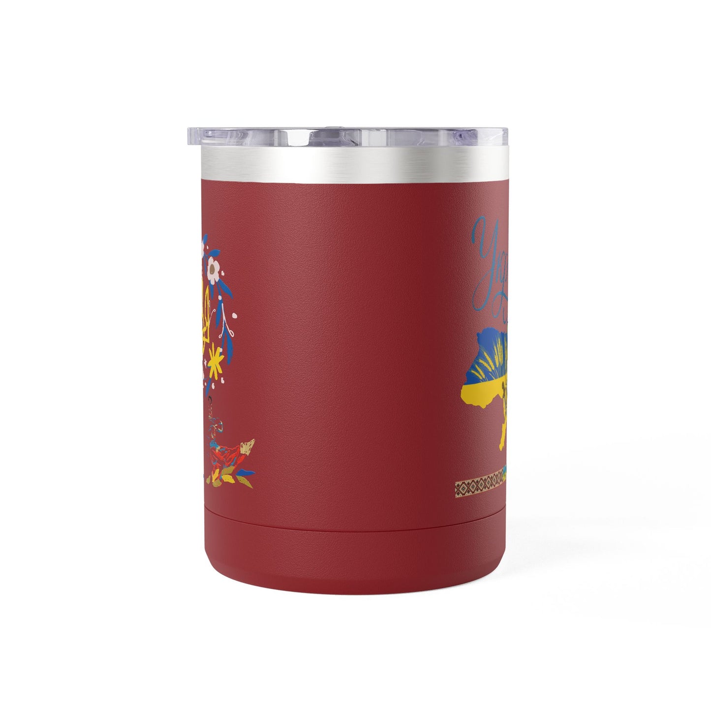 Ukrainian Kozak Mug Tumbler, 15oz