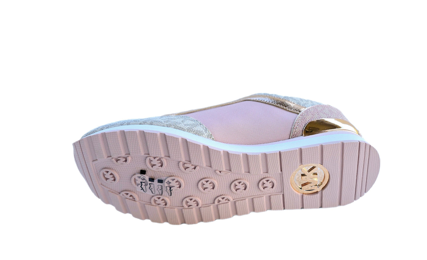 Michael Kors Maddy Two-Tone Logo and Mesh Trainer