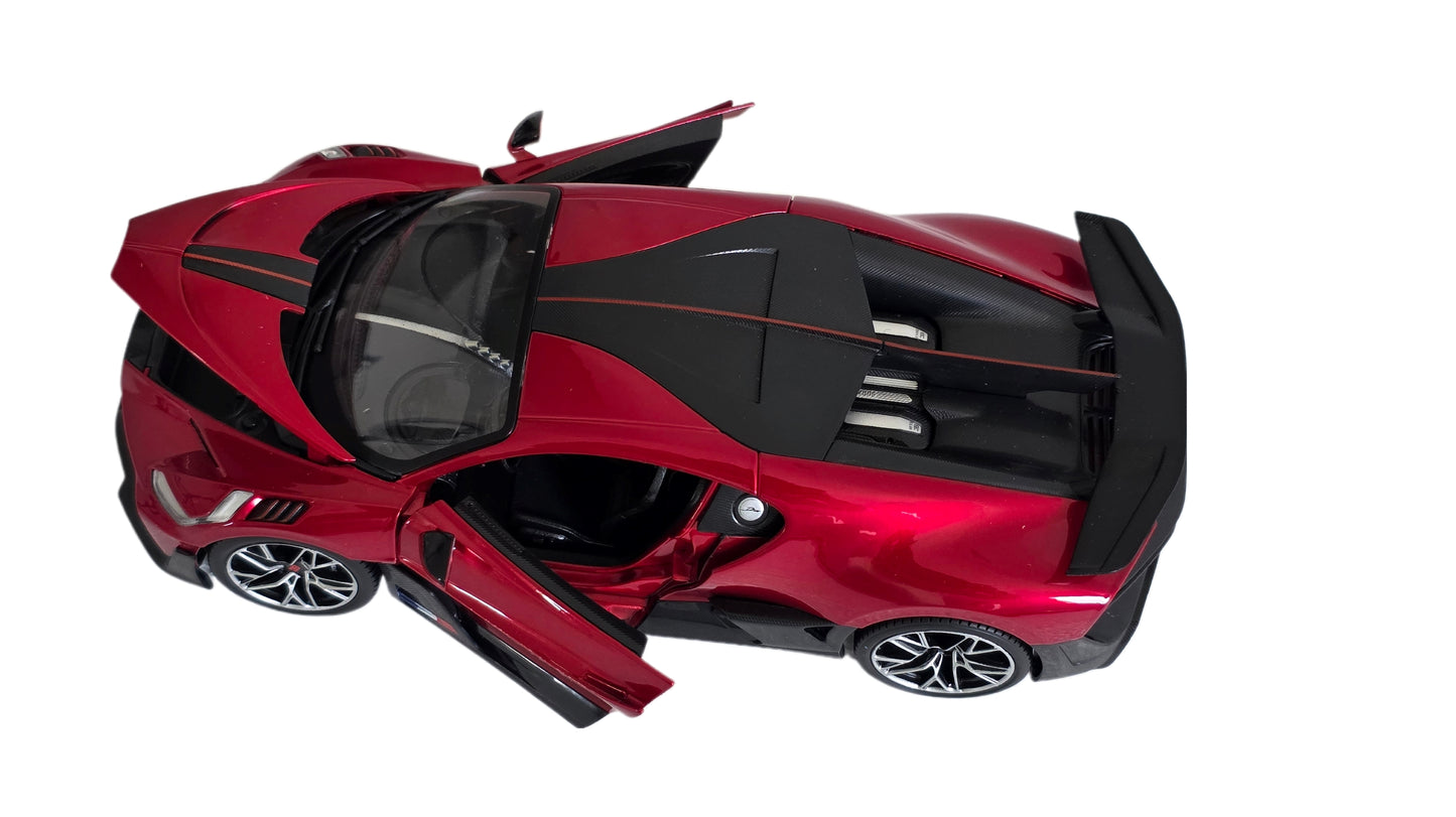 Maisto Special Edition Premium Die-Cast Bugatti Divo Model Car (1/18 Scale) by Burago.