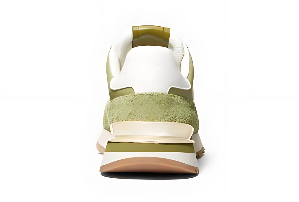 Michael Kors Nova Suede and Nylon Trainer in LT SAGE MLTI