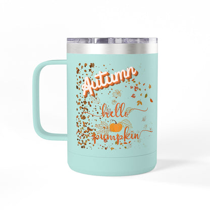 Autumn Coffee Mug Tumbler, 15oz