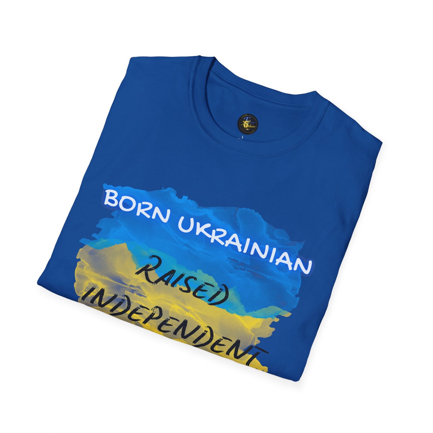 PERSONALIZE Born Ukrainian Unisex Cotton T-Shirt - Independent Spirit Tee