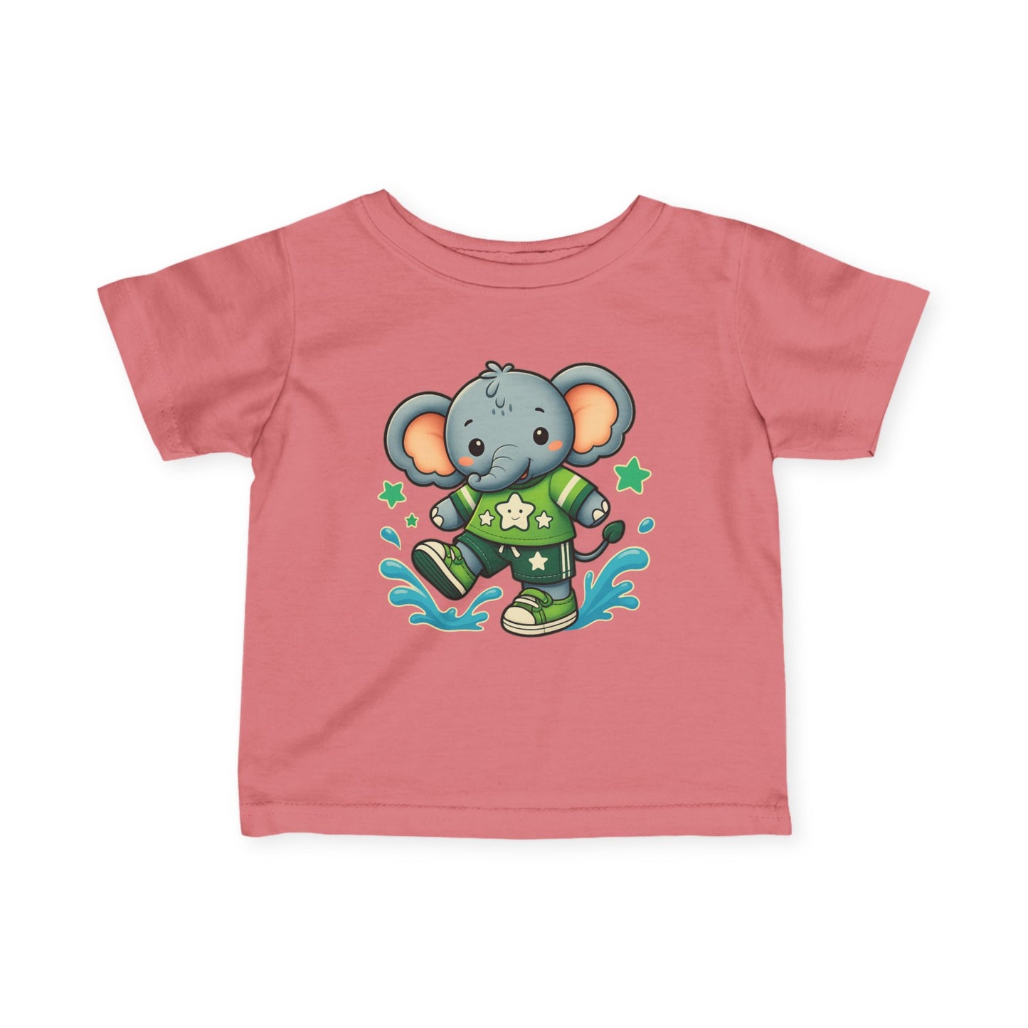 Baby Splash & Dash Elephants Tee
