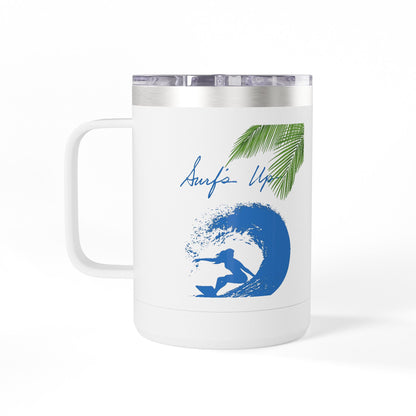 Surfing  Girl Mug Tumbler, 15oz