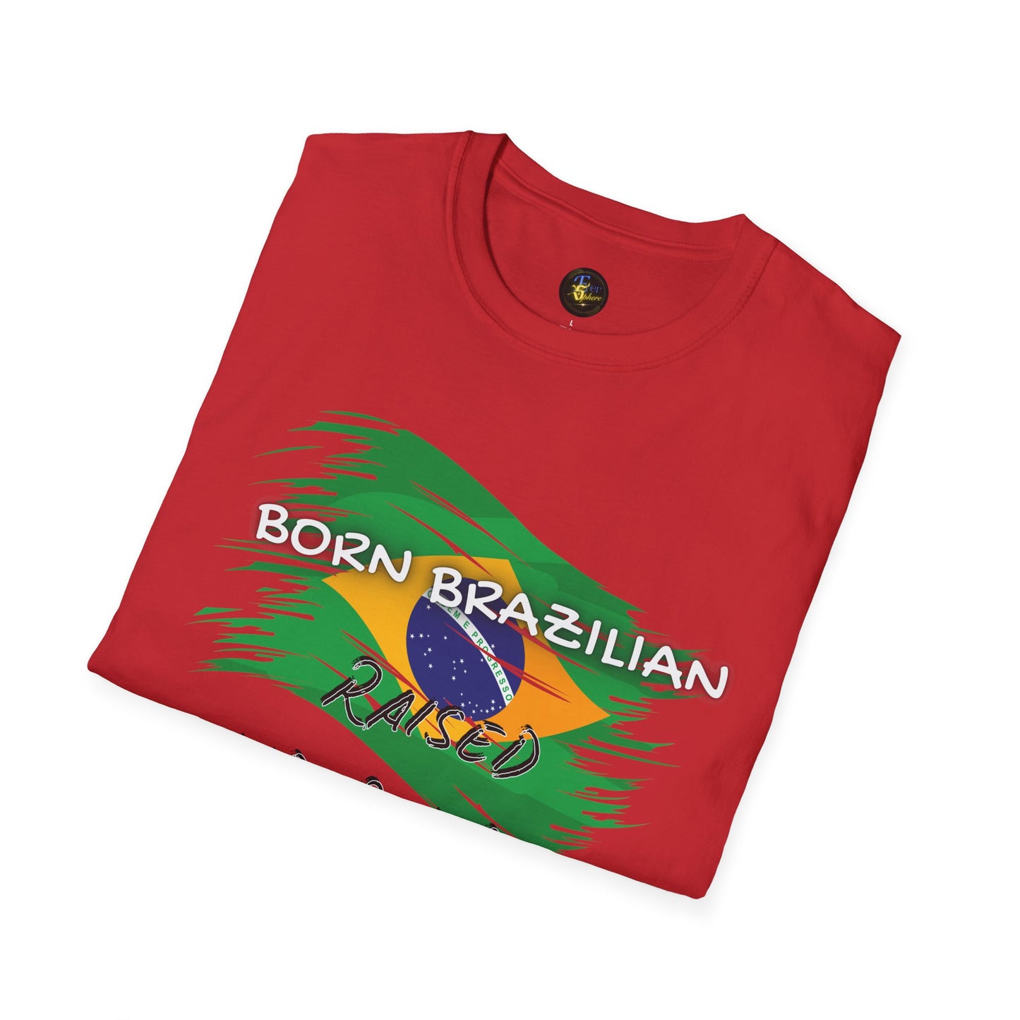 PERSONALIZE Born Brazilian Unisex Cotton T-Shirt - Independent Spirit Tee