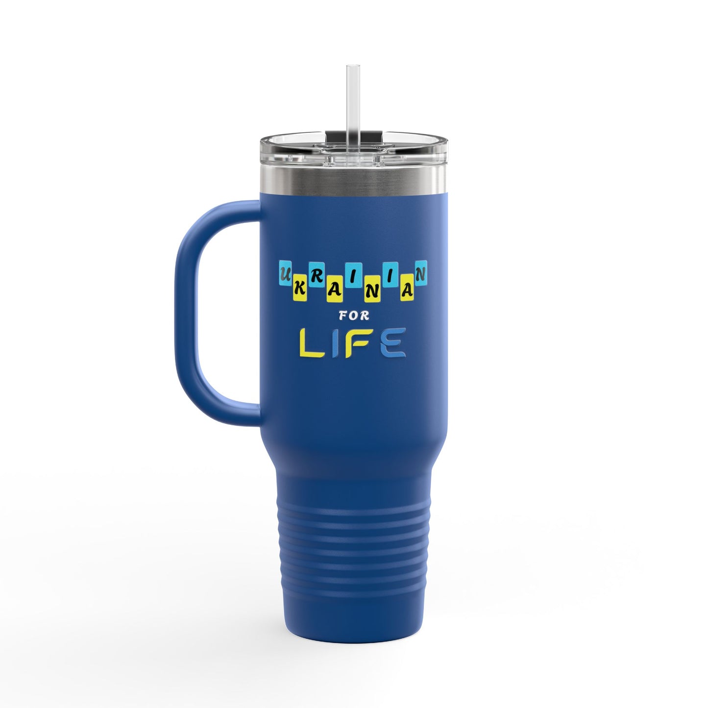 Ukrainian for Life Travel Mug, 40oz