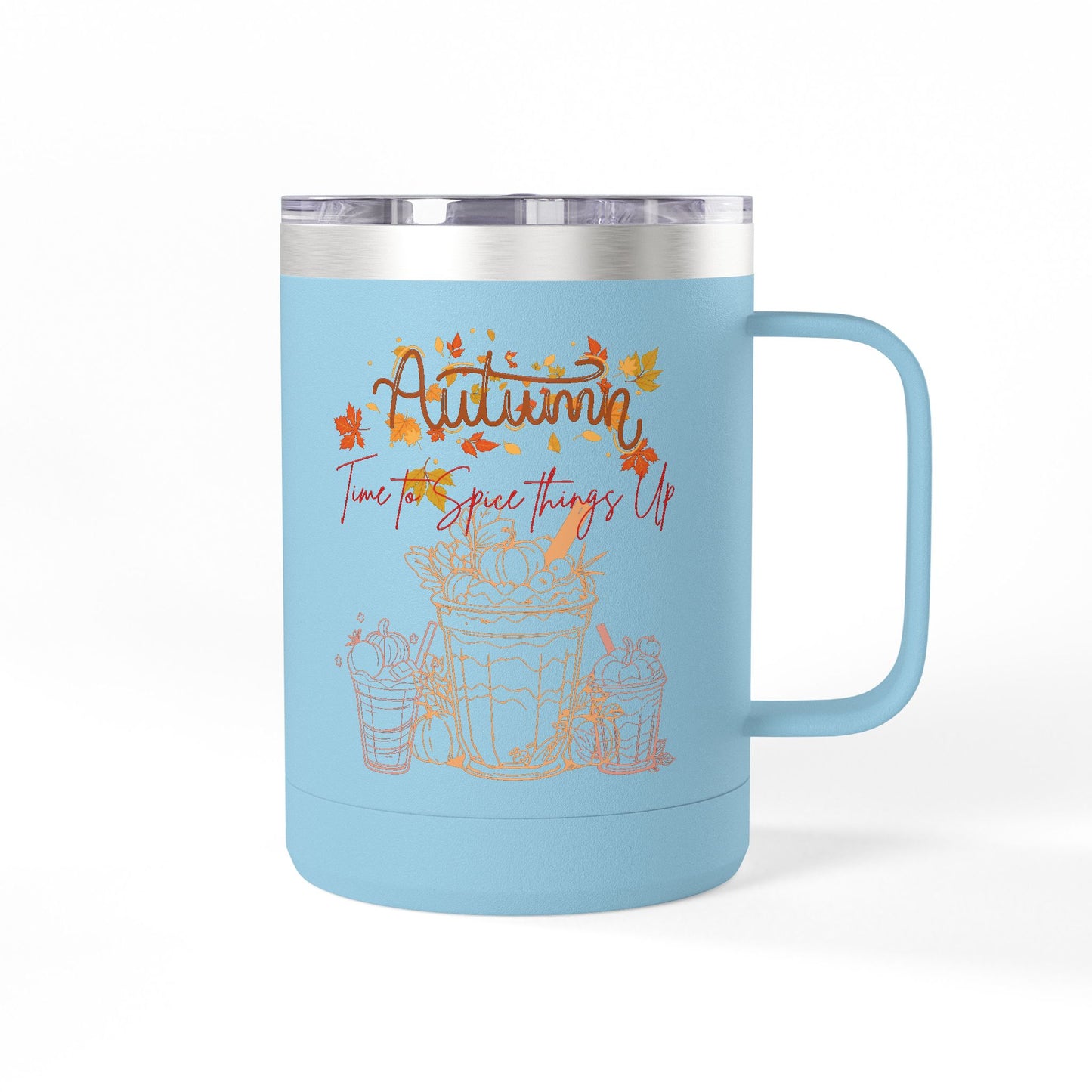 Autumn Coffee Mug Tumbler, 15oz