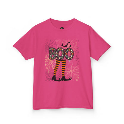 Kids Boo Crew Witch Feet Graphic Tee