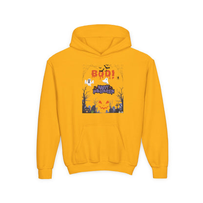 Kids Whispers in the Pumpkin Patch Heavy Blend Cozy Hoodie