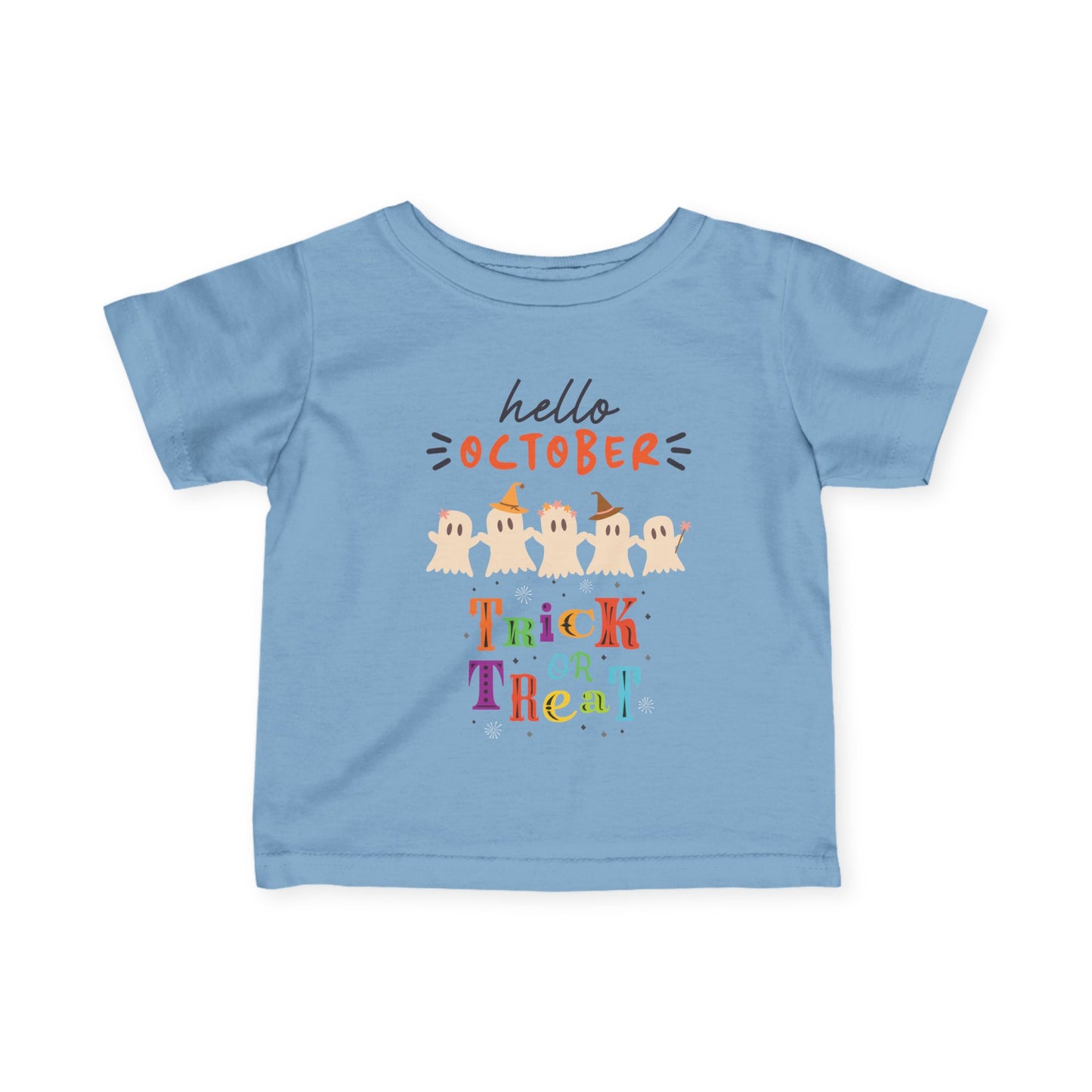 Baby Spooky Rainbow Trick-or-Treat Top Tee