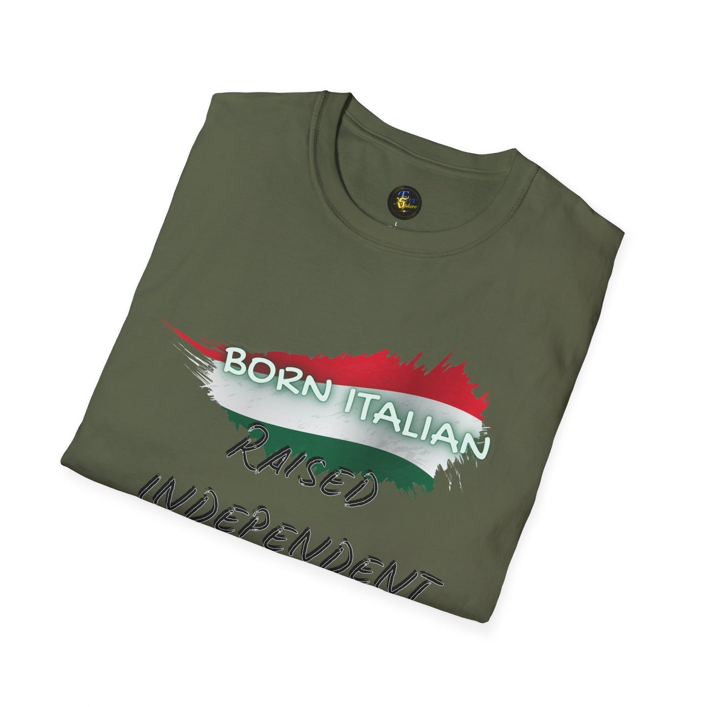 PERSONALIZE Born Italian Cotton T-Shirt - Independent Spirit Tee