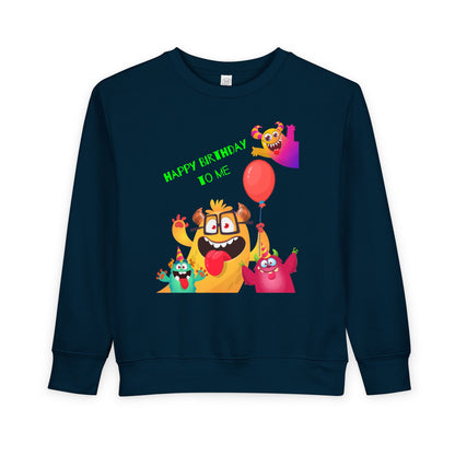 Toddler Happy Birthday Monsters Sweatshirt