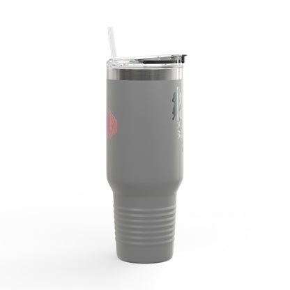 Football Season Touchdown Sporty Insulated Travel Mug, 40oz