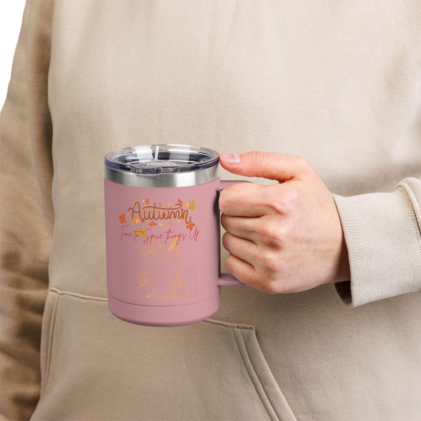 Autumn Coffee Mug Tumbler, 15oz