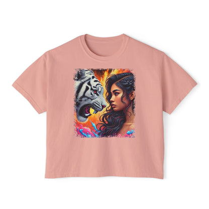 PERSONALIZE Daring the Beast - Oversized Boxy Fit Graphic T-shirt