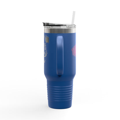 Football Season Touchdown Sporty Insulated Travel Mug, 40oz