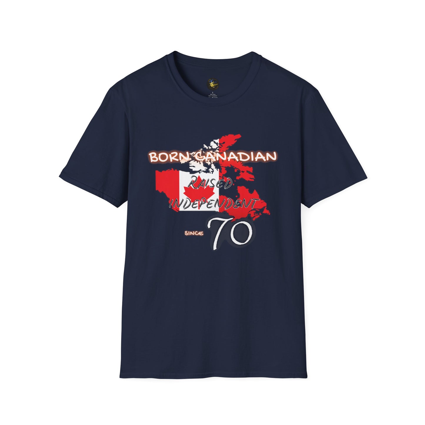 PERSONALIZE Born Canadian Unisex Cotton T-Shirt - Independent Spirit Tee
