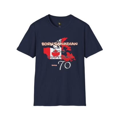 PERSONALIZE Born Canadian Unisex Cotton T-Shirt - Independent Spirit Tee