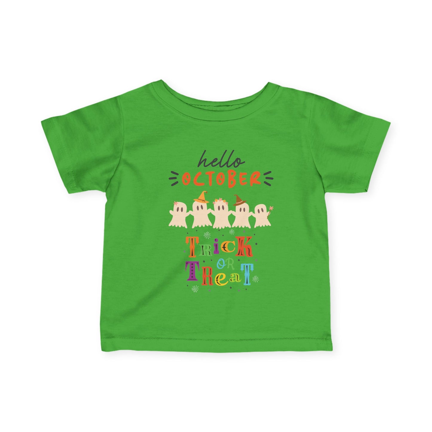 Baby Spooky Rainbow Trick-or-Treat Top Tee