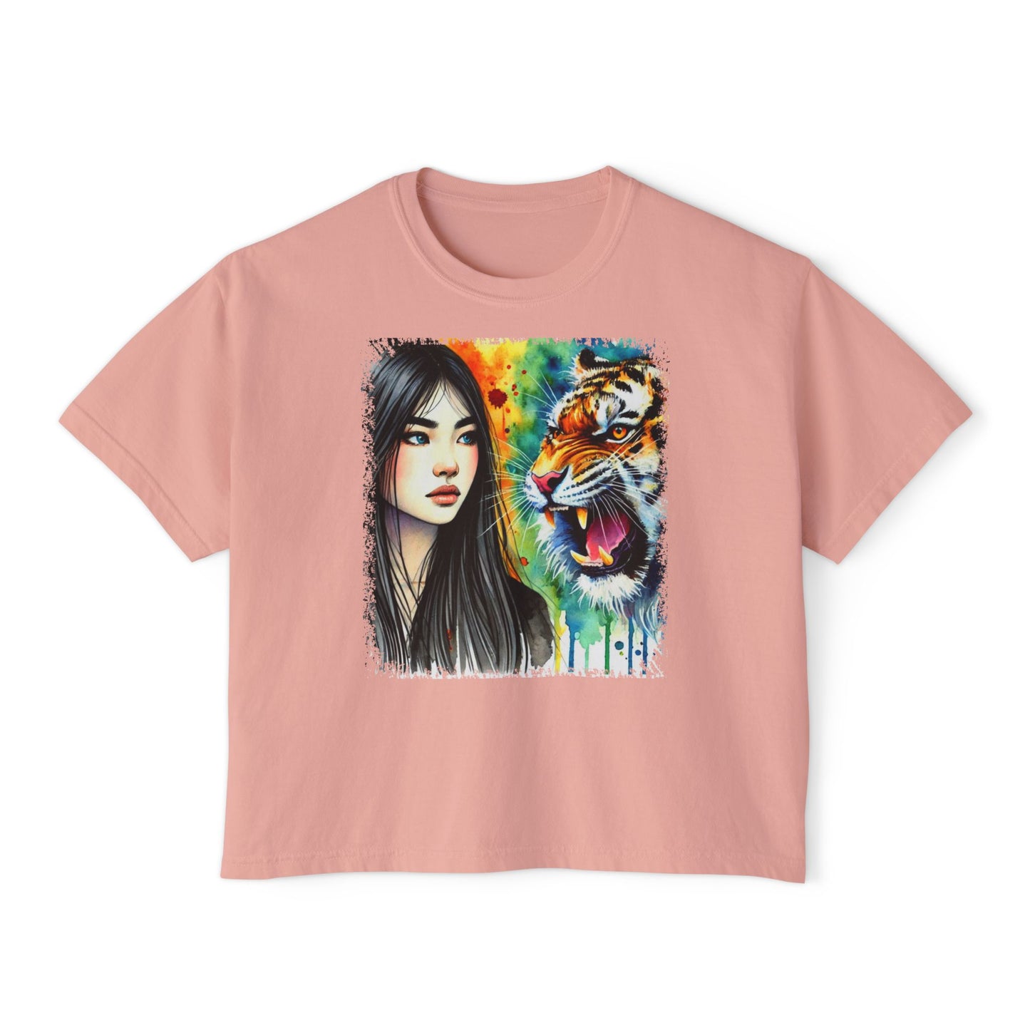 PERSONALIZE Whispers to the Wild - Oversized Boxy Fit Graphic T-shirt