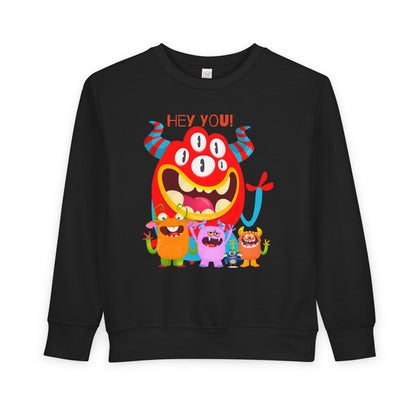 Toddler Hey You Monsters  Sweatshirt