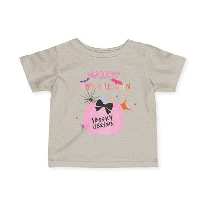 Baby Pretty in Pink Spooky Season Tee