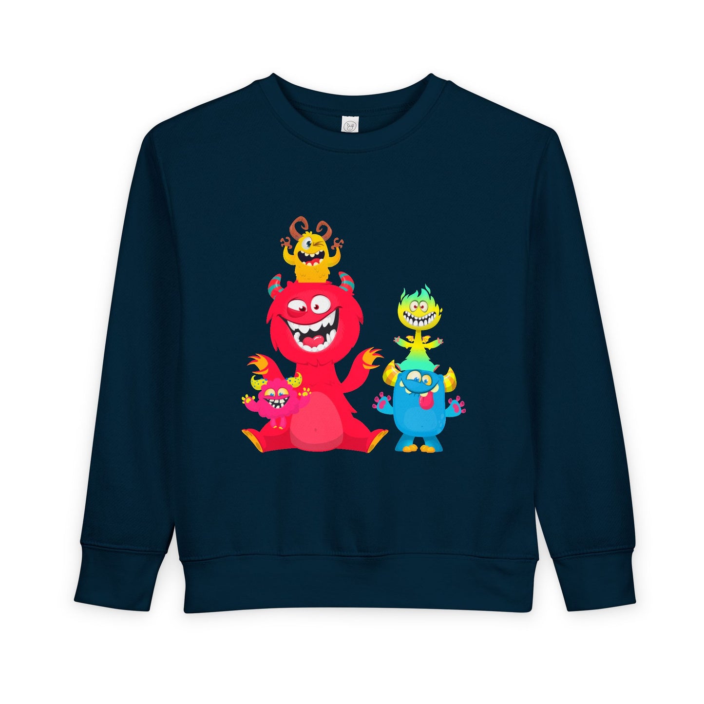 Toddler Colorful Monsters Sweatshirt