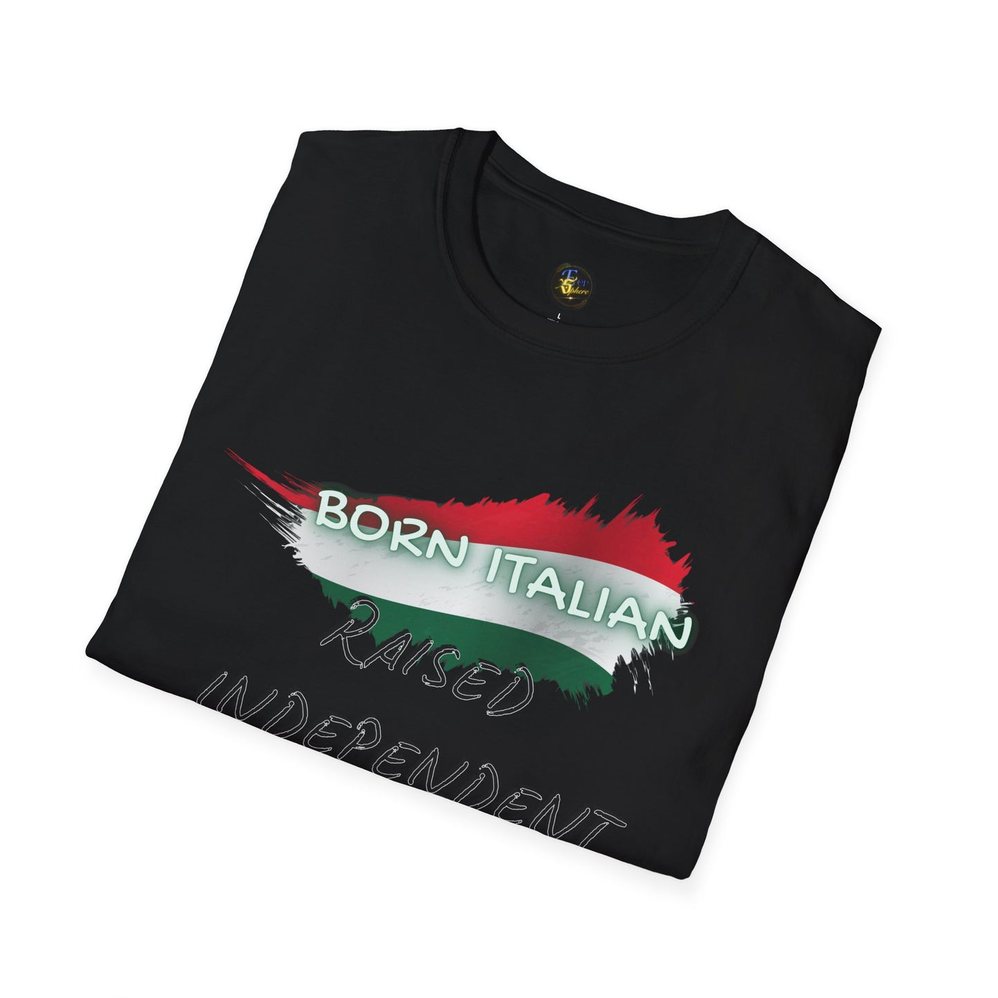 PERSONALIZE Born Italian Cotton T-Shirt - Independent Spirit Tee
