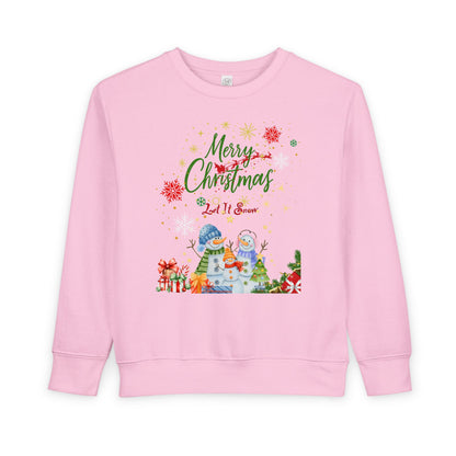 Toddler Let It Snow Christmas Sweatshirt