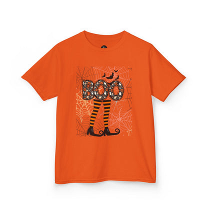 Kids Boo Crew Witch Feet Graphic Tee