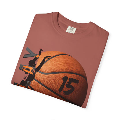 PERSONALIZE Unisex Basketball Garment-Dyed T-shirt Always in Play Mode