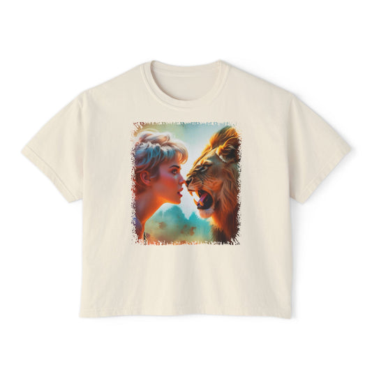 PERSONALIZE Grace Under Fire - Oversized Boxy Fit Graphic T-shirt