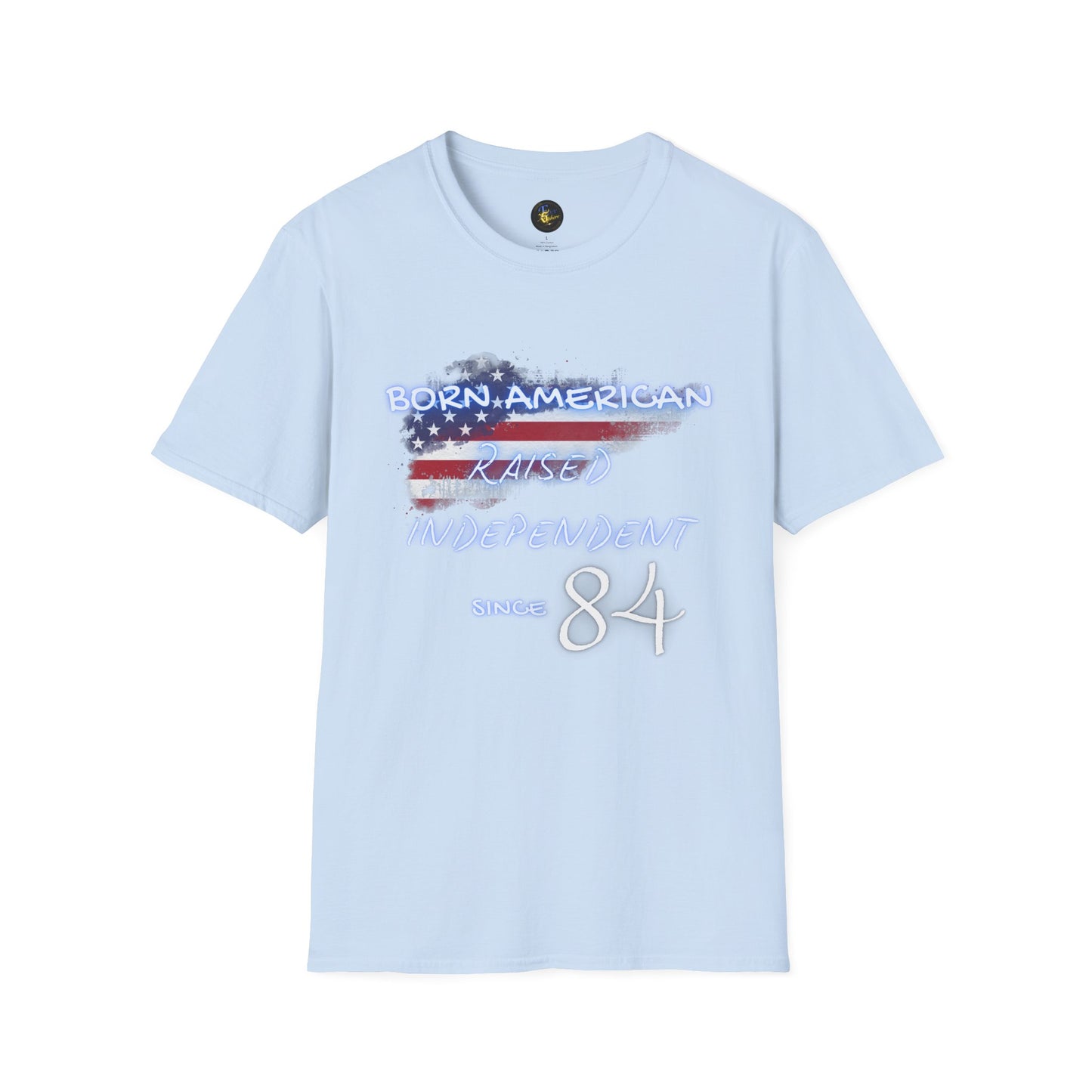 PERSONALIZE Born American Unisex Cotton T-Shirt - Independent Spirit Tee