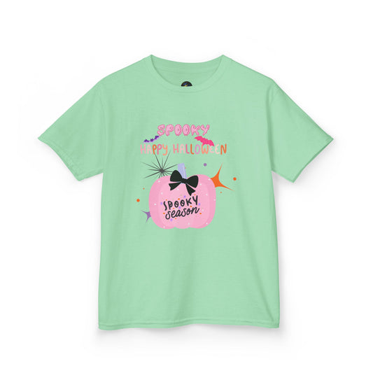 Kids Pretty in Pink Spooky Season Tee