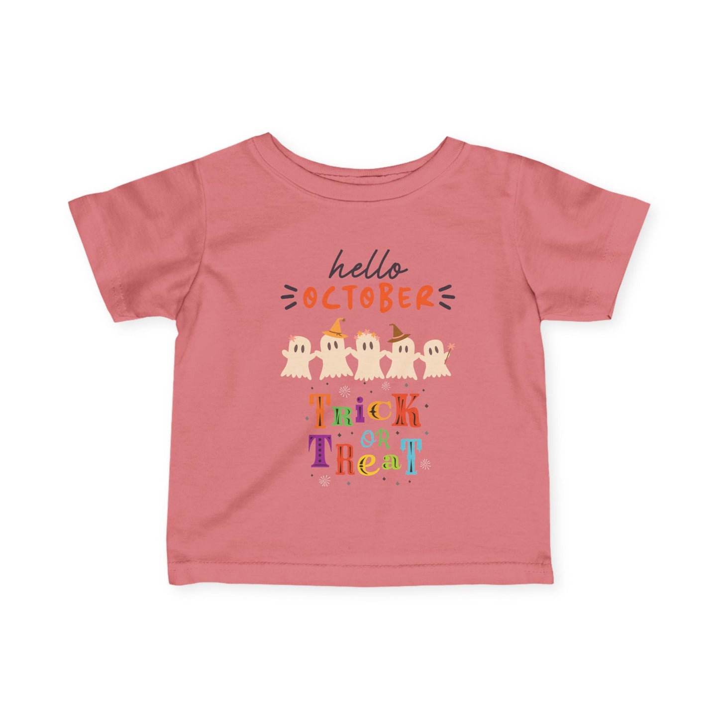 Baby Spooky Rainbow Trick-or-Treat Top Tee