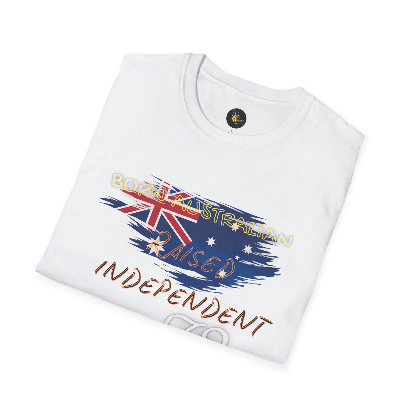 PERSONALIZE Born Australian Unisex Cotton T-Shirt - Independent Spirit Tee
